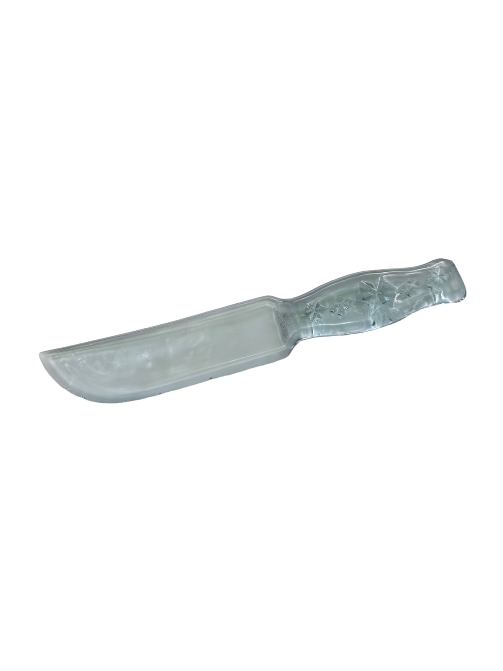 Vintage Vitex-Glas Knife Glass Kitchen Fruit and Cake Knife Stars USA